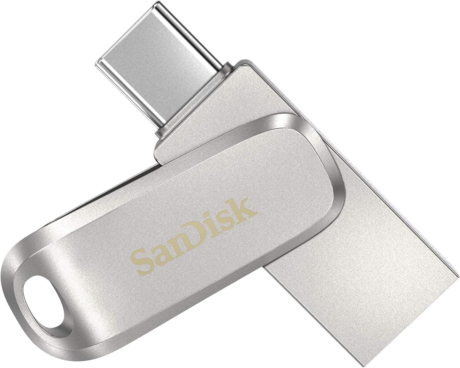 SanDisk 1TB Ultra Dual Drive Luxe USB Type-C - SDDDC4-1T00-G46, Silver SanDisk 1TB Ultra Dual Drive Luxe USB Type-C - SDDDC4-1T00-G46, Silver